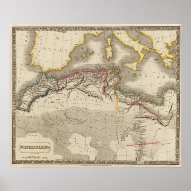 Póster África septentrional (Frente)