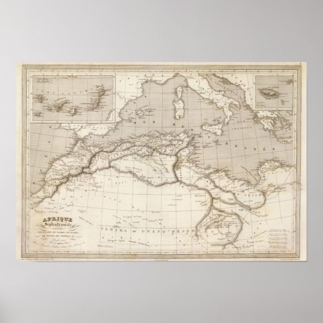 Póster África septentrional 2 (Frente)