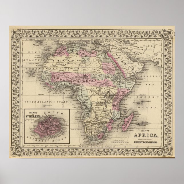 Póster Africa St Helena (Frente)
