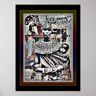Póster África Vintage 1820