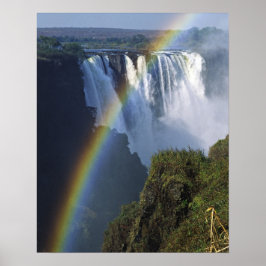 Póster África, Zimbabue, Cataratas Victoria