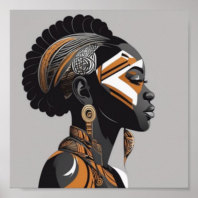 Póster africaine  (Frente)