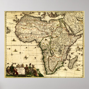 Póster AfricaMapa PanorámicoÁfrica 2