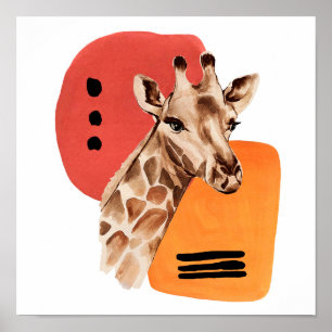 Póster African Giraffe