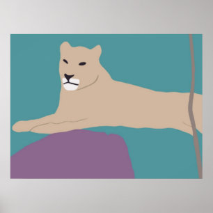 Póster African Lioness poster