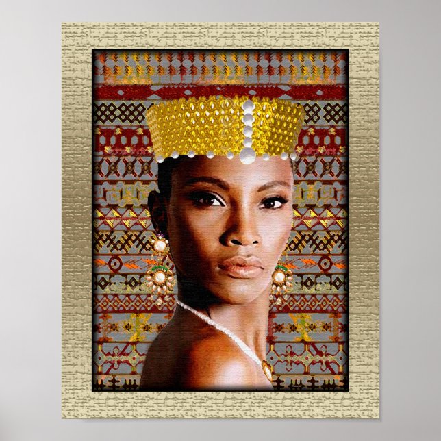 Póster African Tribal Queen Poster (Frente)