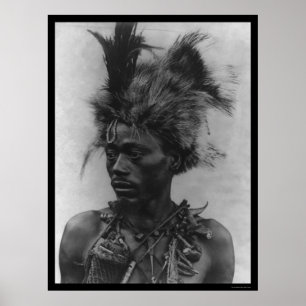 Póster African Witch Doctor 1920