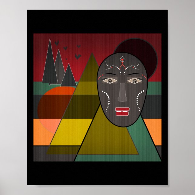 Póster Africano (Frente)