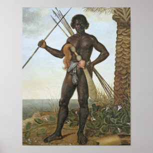 Póster Africano de Homem (hombre africano) por Albert