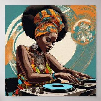 Póster afrika bambaataa