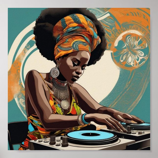 Póster afrika bambaataa (Frente)