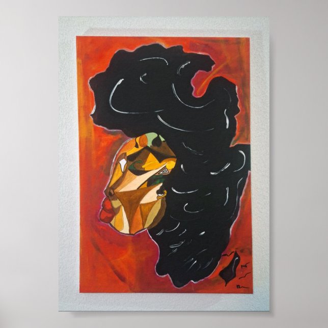 Póster afrika red (Frente)