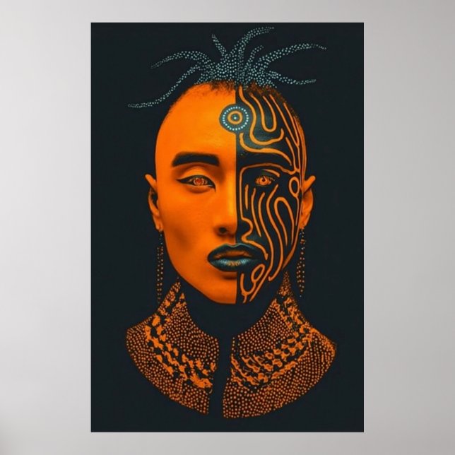 Póster Afro-futurista 2 (Frente)