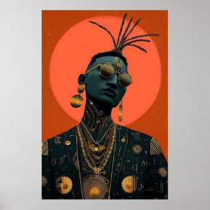 Póster Afro-futurista 4