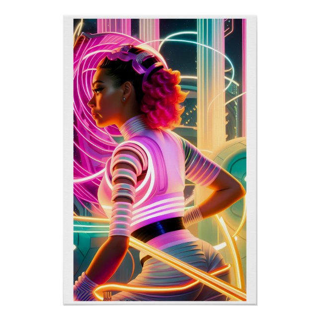 Póster Afrofuturism Five (Anverso)