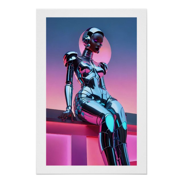 Póster Afrofuturismo Nueve (Anverso)