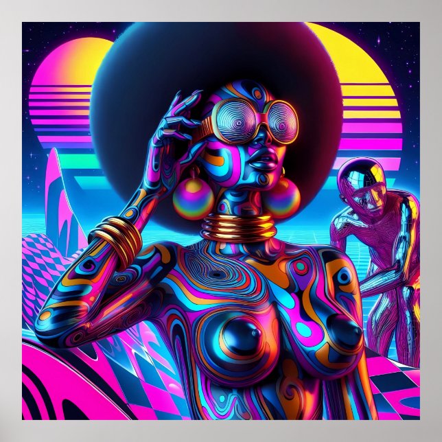 Póster Afrostonic - Ken Gage Art (Frente)