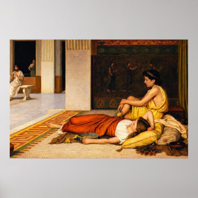 Póster After the Dance by John William Waterhouse (Frente)