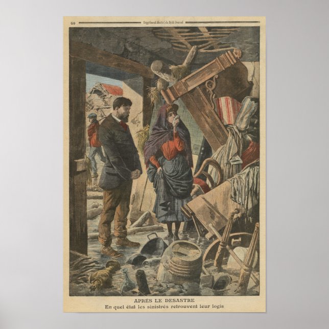 Póster After the disaster fro  'Le Petit Journal' (Frente)
