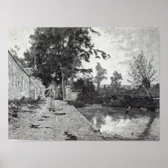Póster After the rain, from 'Leisure Hour', 1888 (Frente)