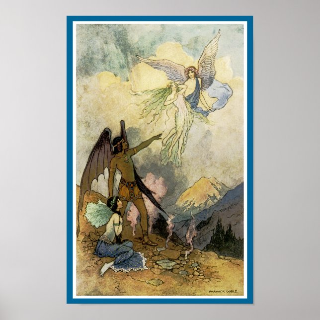 Póster Afuera, Cielos Espíritus, Volar (Frente)