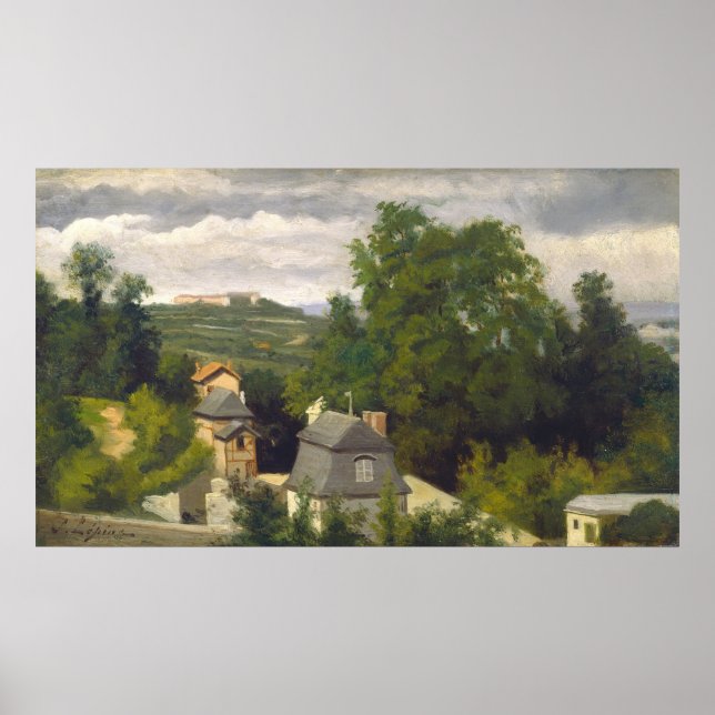 Póster Afueras de Caen - Bella Artes Stanislas Lépine (Frente)
