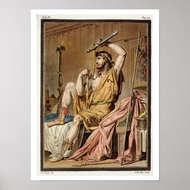 Póster Agamemnon, disfraz de "Iphigenia in Aulis" de Jea (Frente)