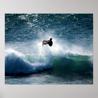 Póster Agarrando algo de aire