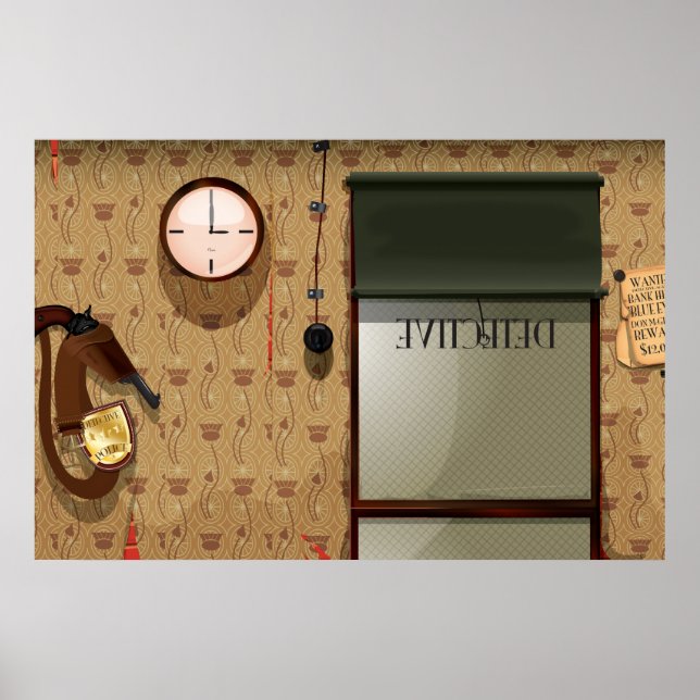 Póster agencia de detectives (Frente)