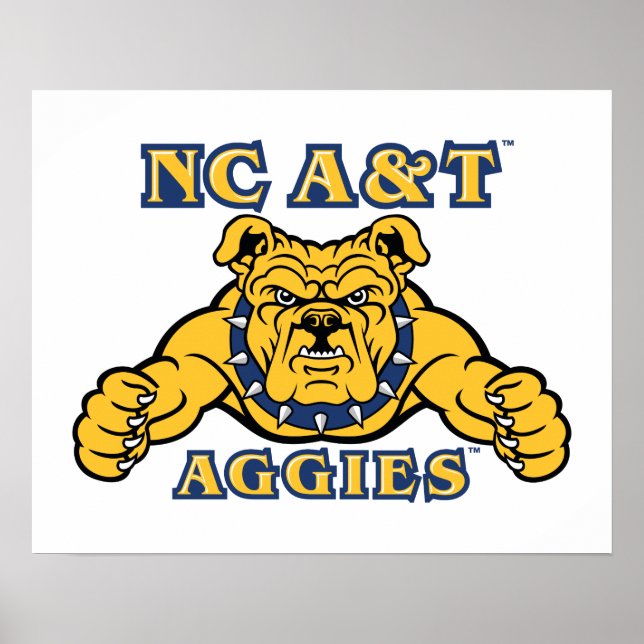 Póster Agencias de A&T de CN | Bulldog Aggie (Frente)