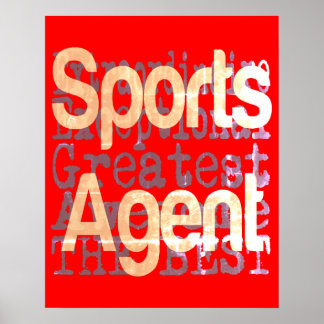 Póster Agente deportivo Extraordinaria