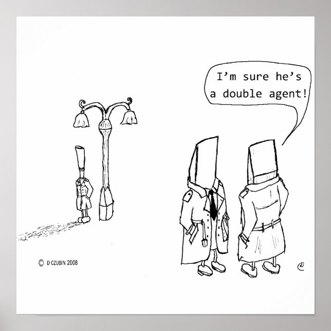 Póster Agente doble (Frente)