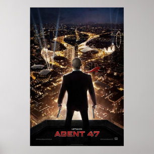 Póster Agente Hitman 47