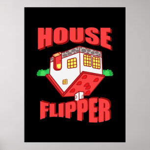 Póster Agente inmobiliario House Flipper