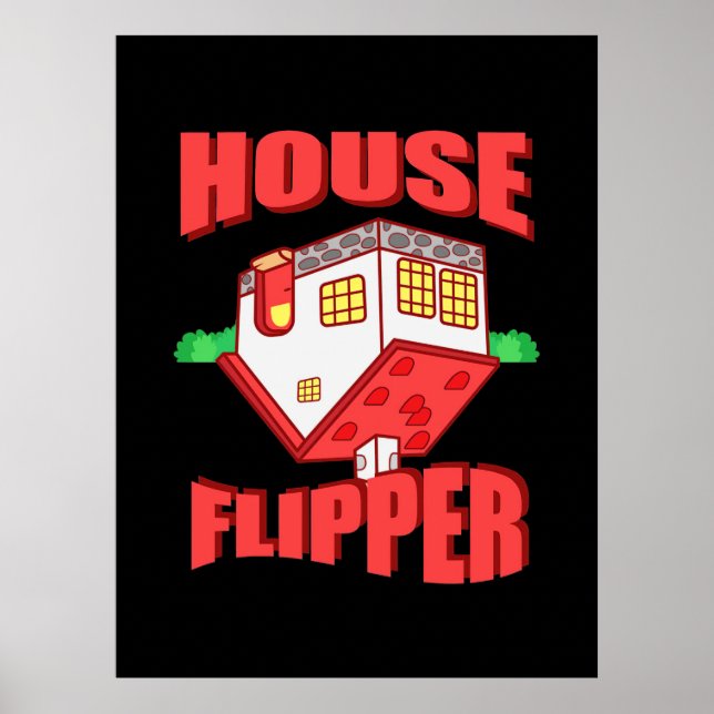 Póster Agente inmobiliario House Flipper (Frente)