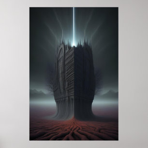 Póster Agitación celestial - Apocalipsis etéreo