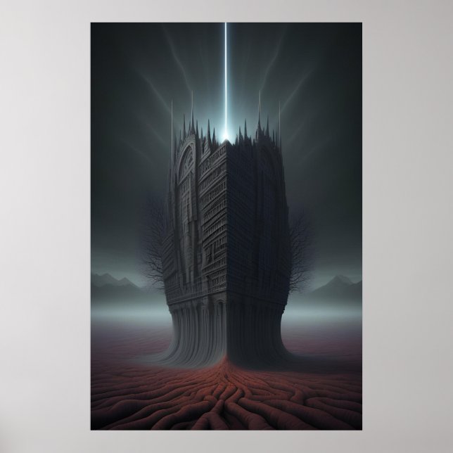 Póster Agitación celestial - Apocalipsis etéreo (Frente)