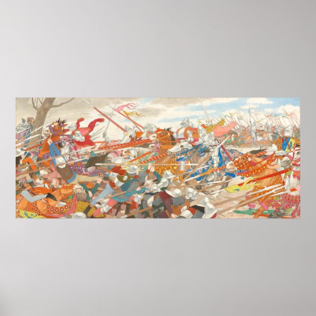 Póster Agitación del conflicto - Bella Artes de Boutet de (Frente)