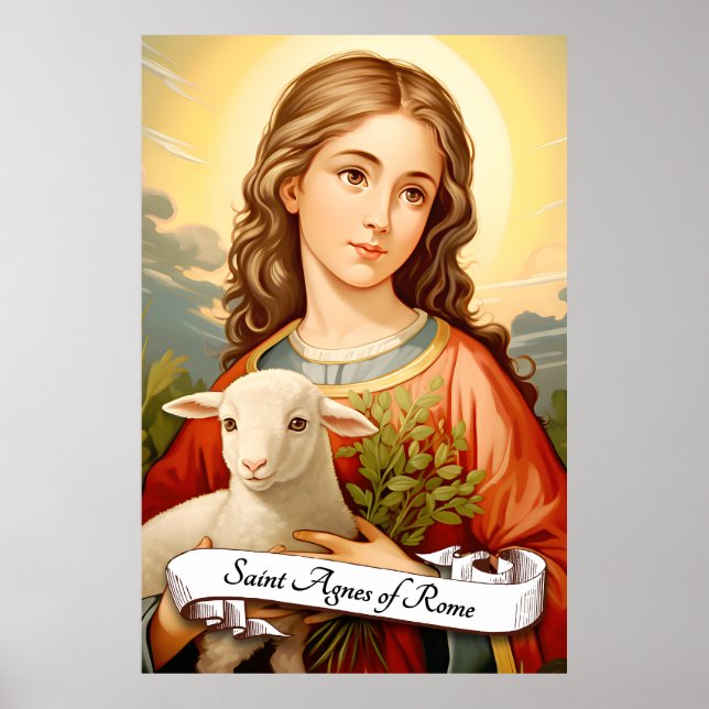 Póster Agnés de Roma (Frente)
