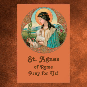 Póster Agnes de Roma (BK 006) 24"x36"