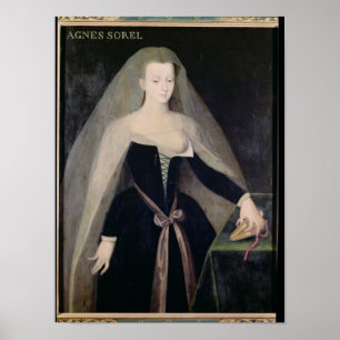 Póster Agnes Sorel Favorito de Carlos VII