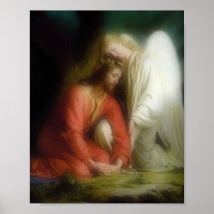 Póster Agonía de Jesucristo en el Bloque de Gethsemane Ja