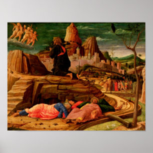 Póster Agonía en el jardín, c.1460