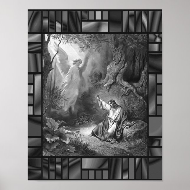 Póster Agonía en el Jardín Dore Jesus Angel Poster (Frente)