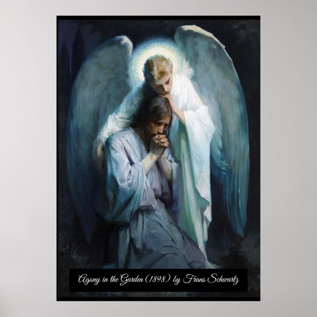 Póster Agonía en el Jardín Jesucristo (Frente)