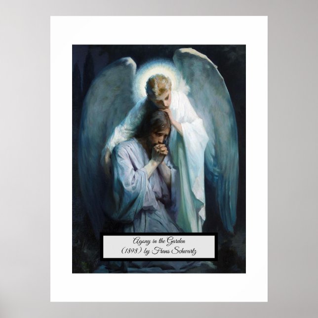 Póster Agonía en el Jardín Jesucristo (Frente)