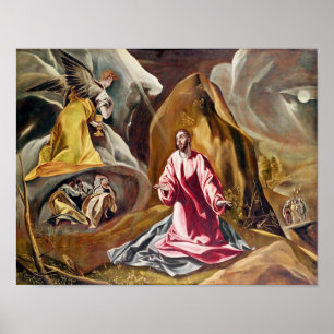Póster Agony in the Garden of Gethsemane, c.1590's