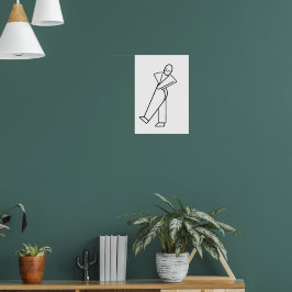 Póster Agradable Caminata