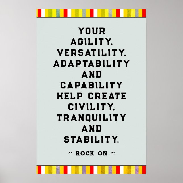 Póster Agradecimiento a los empleados (Frente)