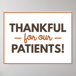 Póster Agradecimiento a nuestro Poster de pacientes